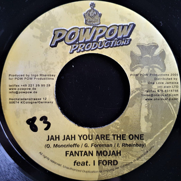 Fantan Mojah - Jah Jah You Are The One