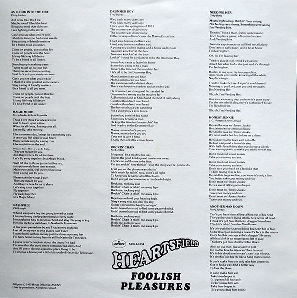 Heartsfield - Foolish Pleasures