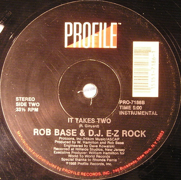 Rob Base & DJ E-Z Rock - It Takes Two