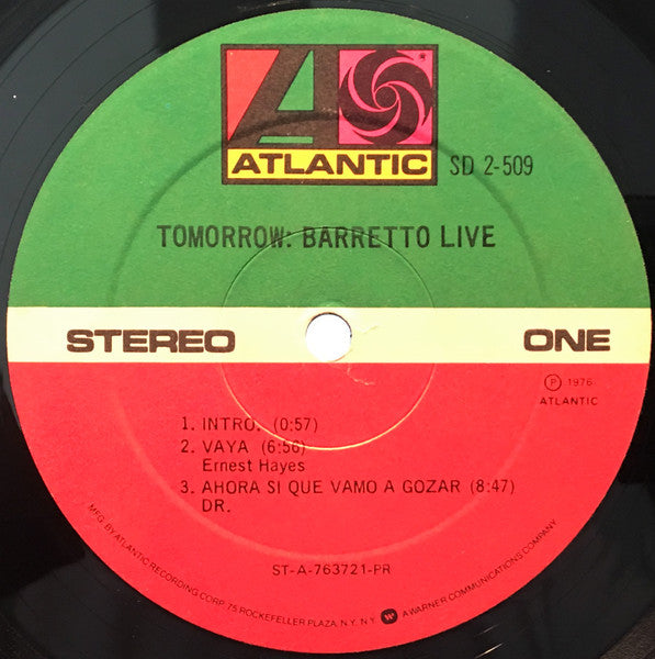 Ray Barretto - Tomorrow: Barretto Live