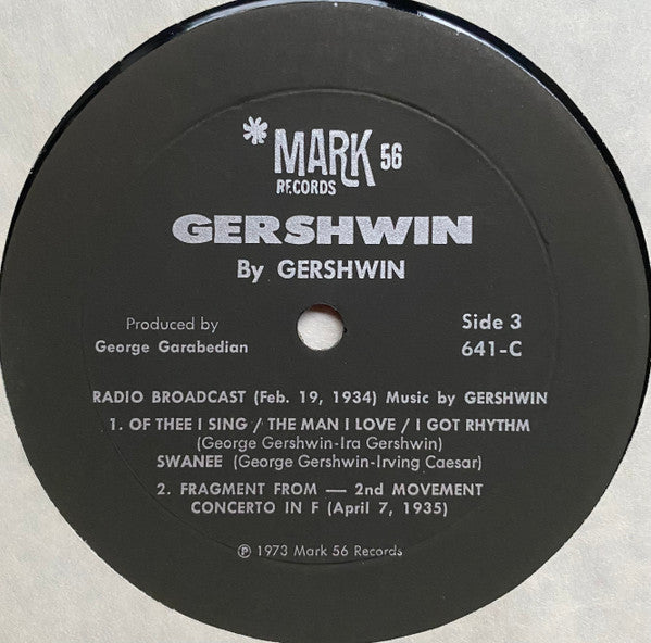 George Gershwin - Gershwin By Gershwin