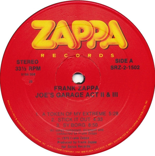Frank Zappa - Joe's Garage Acts II & III