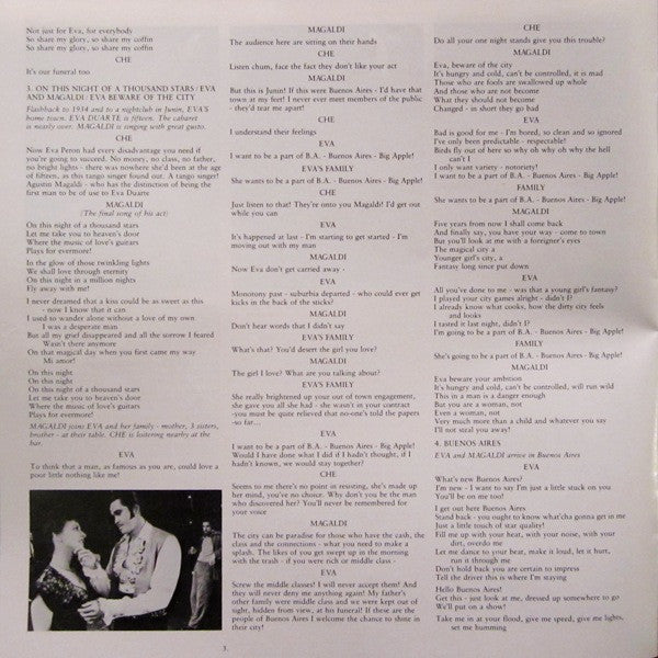Andrew Lloyd Webber - Evita: Premiere American Recording