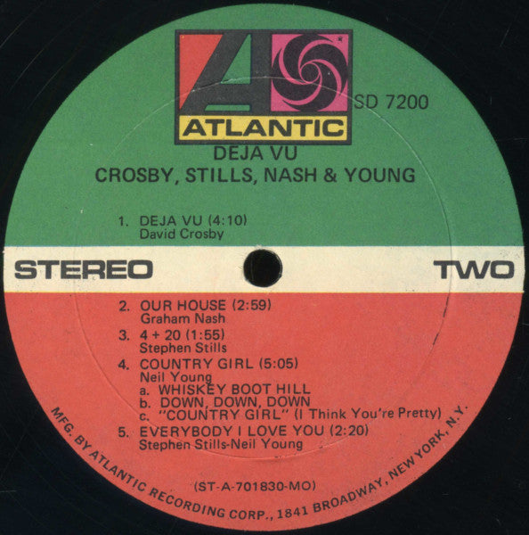 Crosby, Stills, Nash & Young - Déjà Vu