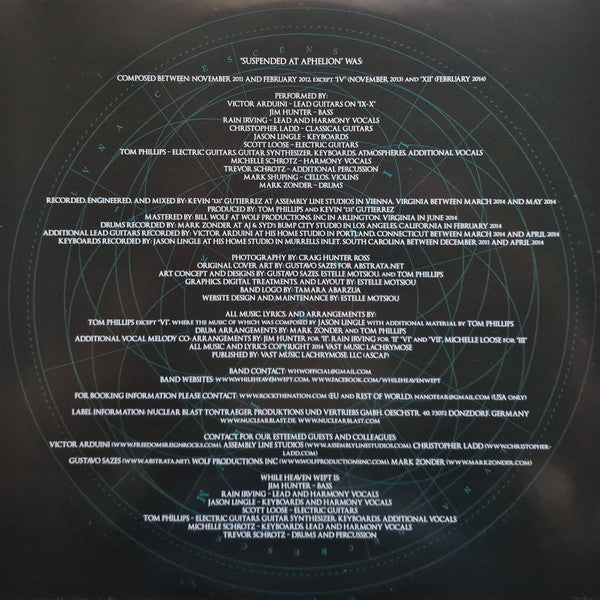 While Heaven Wept - Suspended At Aphelion