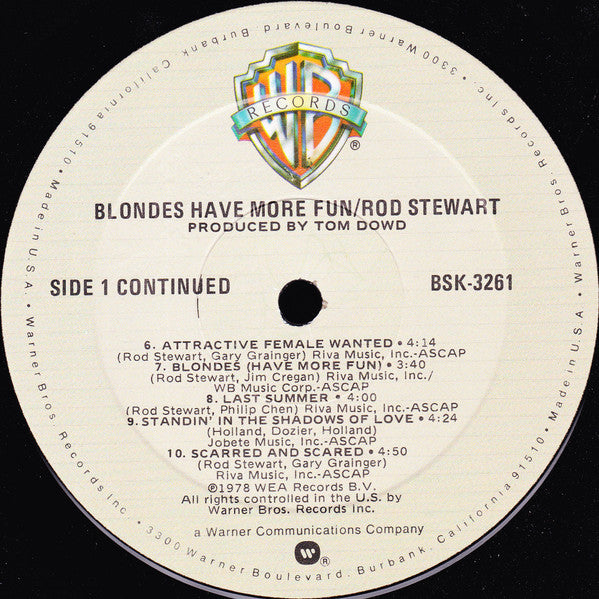 Rod Stewart - Blondes Have More Fun