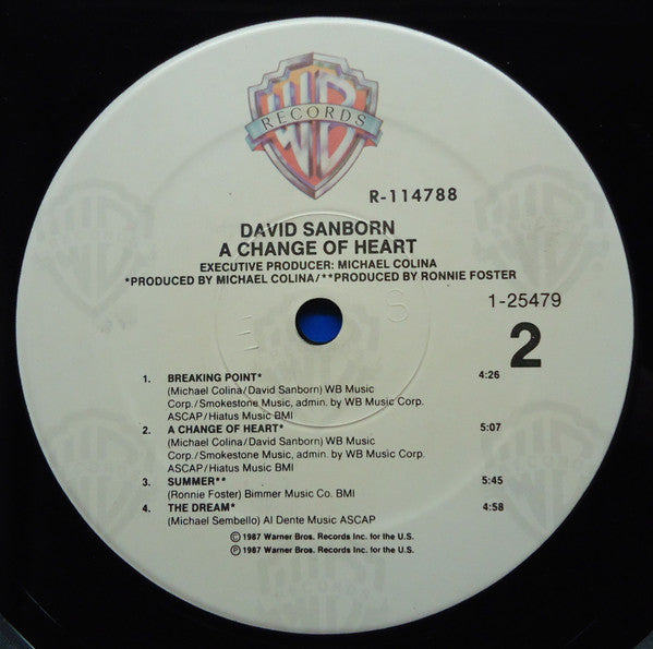 David Sanborn - A Change Of Heart