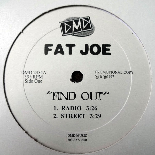 Fat Joe - Find Out / Winchester Yankee / Panty Man & Horny Man