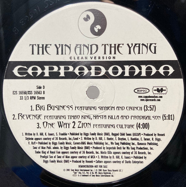 Cappadonna - The Yin And The Yang (Clean Version)