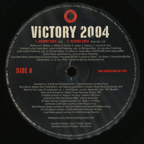 P. Diddy - Victory 2004
