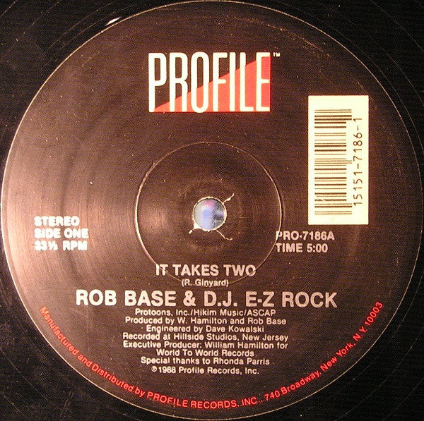 Rob Base & DJ E-Z Rock - It Takes Two