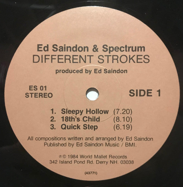 Ed Saindon - Different Strokes