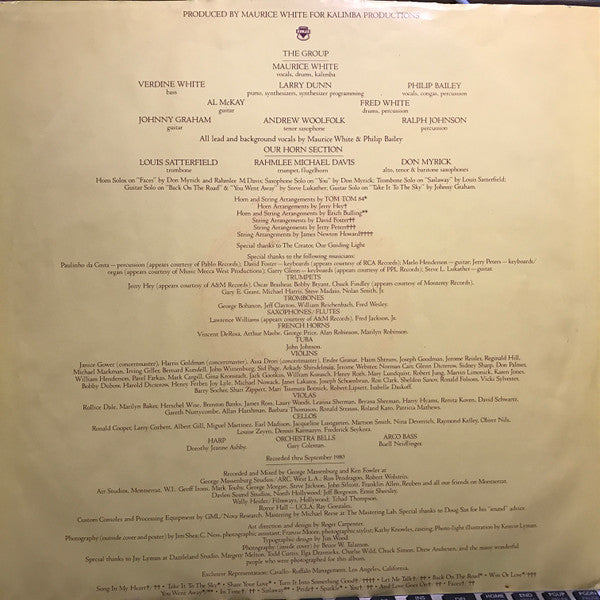 Earth, Wind & Fire - Faces