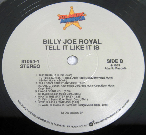 Billy Joe Royal - Tell It Like It Is