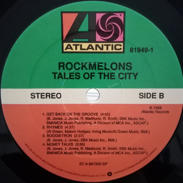The Rockmelons - Tales Of The City