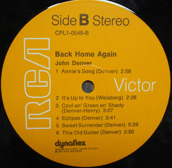 John Denver - Back Home Again