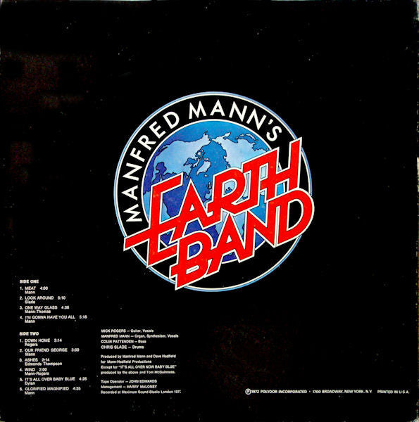 Manfred Mann's Earth Band - Glorified Magnified