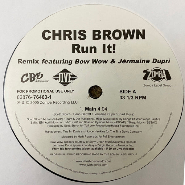 Chris Brown (4) - Run It! (Remix)