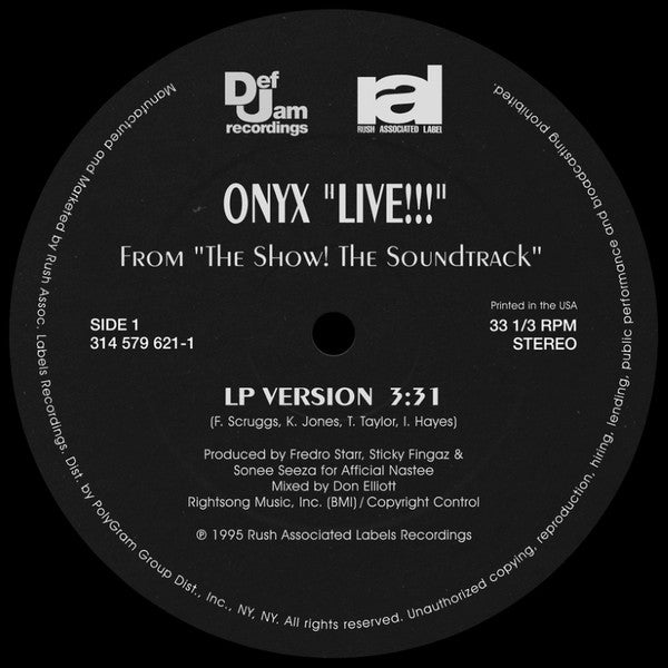 Onyx - Live!!!