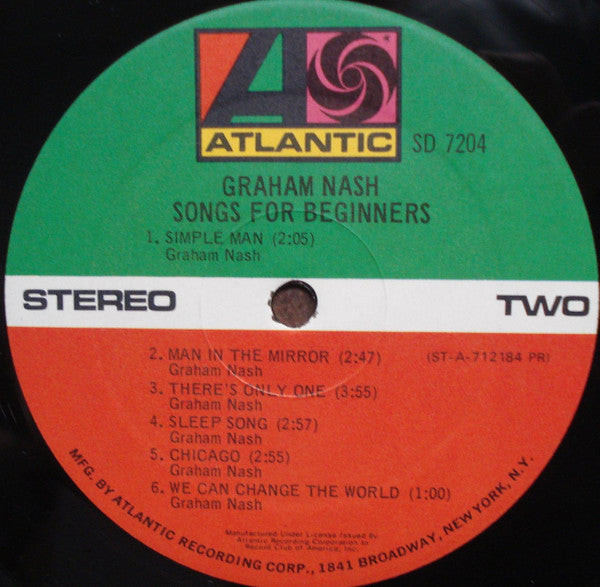 Graham Nash - Songs For Beginners