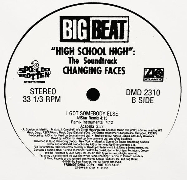Changing Faces - I Got Somebody Else