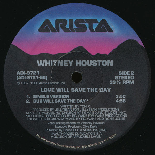 Whitney Houston - Love Will Save The Day