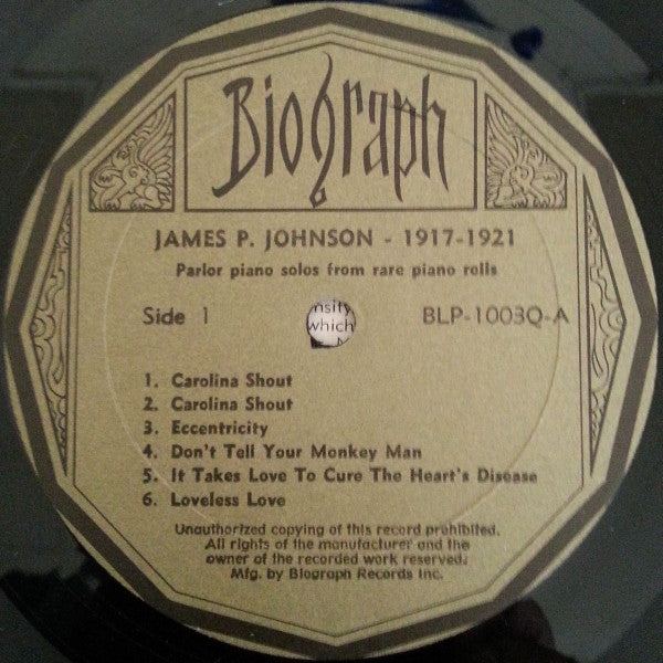 James Price Johnson - 1917-21