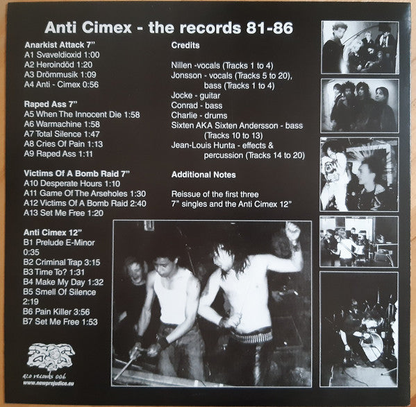 Anti Cimex - The Records 81-86