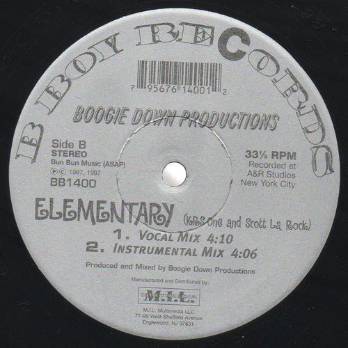 Boogie Down Productions - Poetry / Elementary