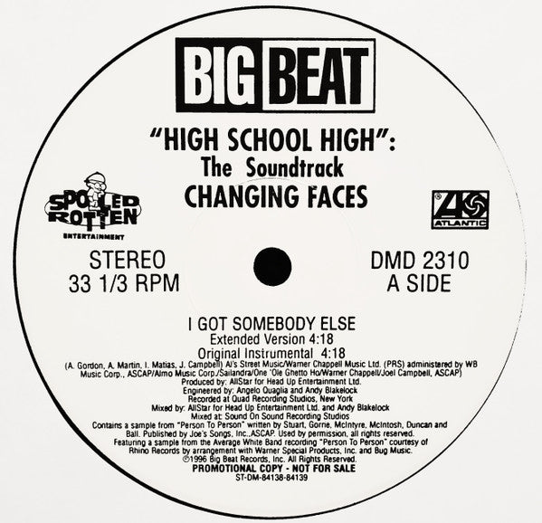 Changing Faces - I Got Somebody Else