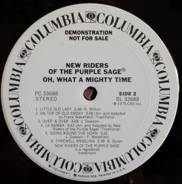 New Riders Of The Purple Sage - Oh, What A Mighty Time