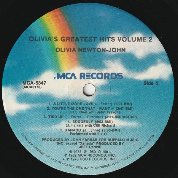 Olivia Newton-John - Olivia's Greatest Hits Vol. 2