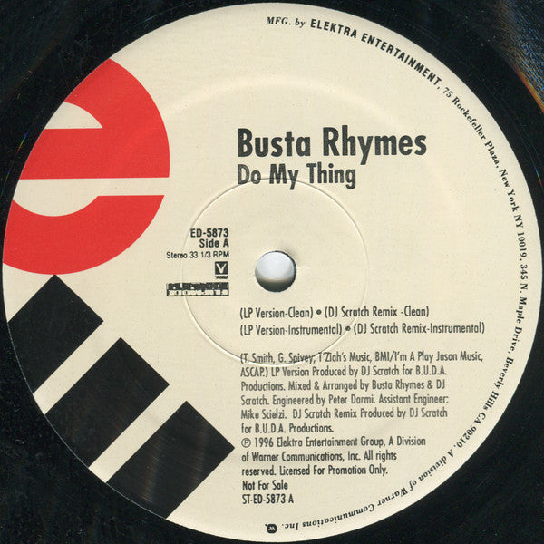 Busta Rhymes - Do My Thing / Abandon Ship