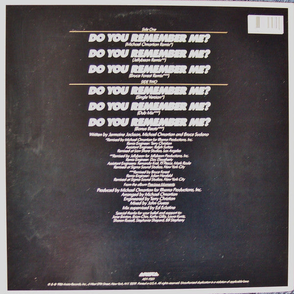 Jermaine Jackson - Do You Remember Me?