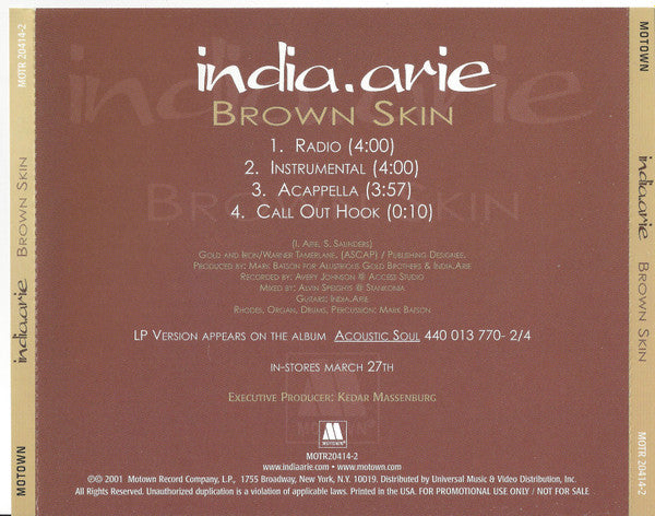 India.Arie - Brown Skin