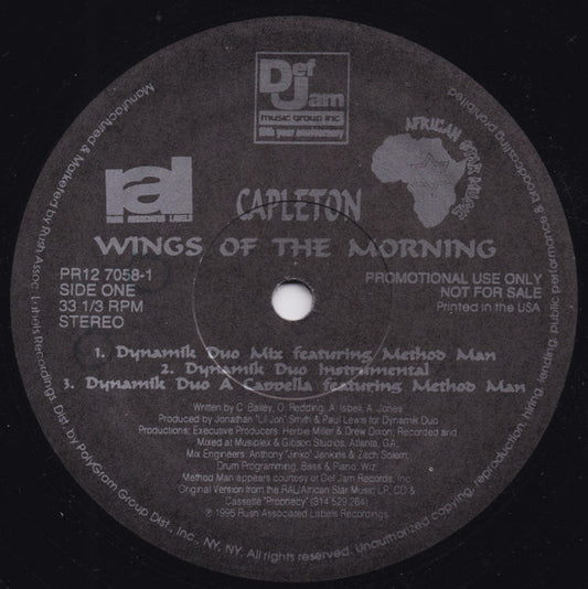 Capleton - Wings Of The Morning