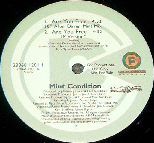 Mint Condition - Are You Free