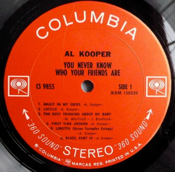 Al Kooper - You Never Know Who Your Friends Are