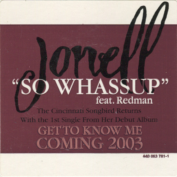 Jonell - So Whassup / Don't Stop