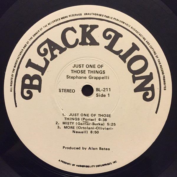 Stéphane Grappelli - Just One Of Those Things!
