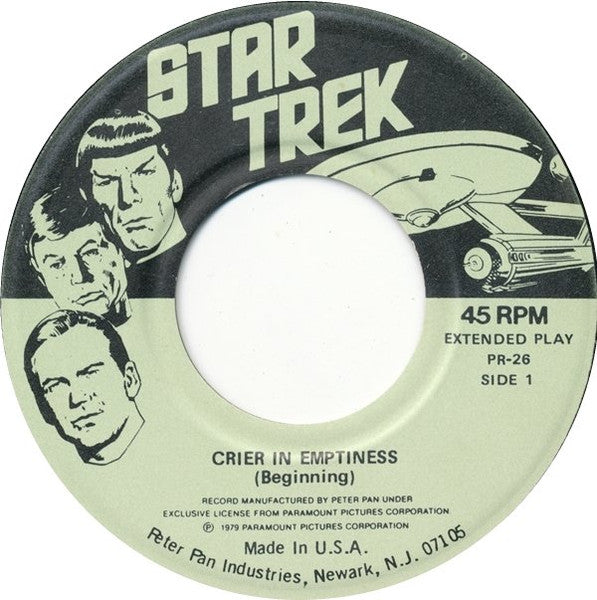 Star Trek - The Crier In Emptiness (Book & Record Set) [PR 26]