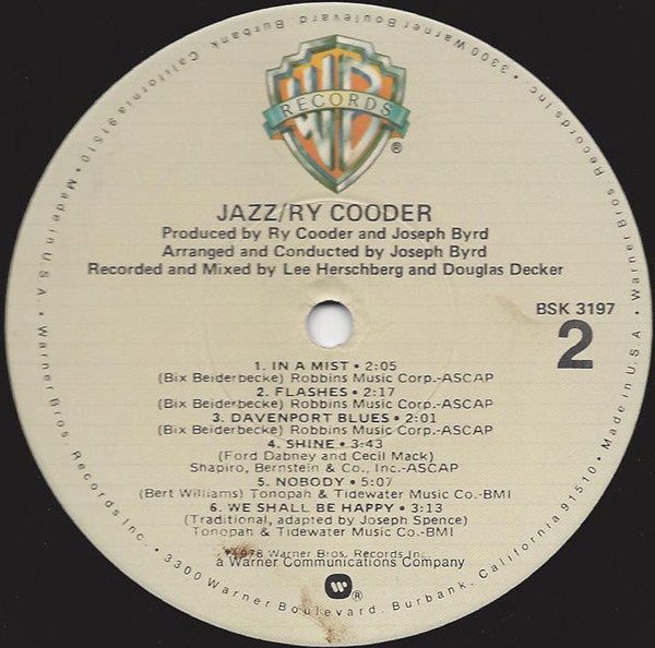 Ry Cooder - Jazz