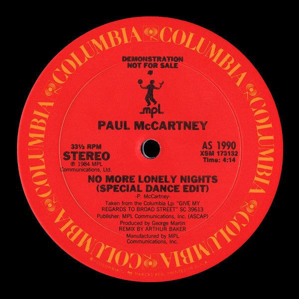 Paul McCartney - No More Lonely Nights