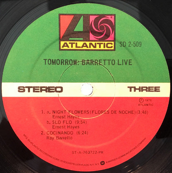 Ray Barretto - Tomorrow: Barretto Live