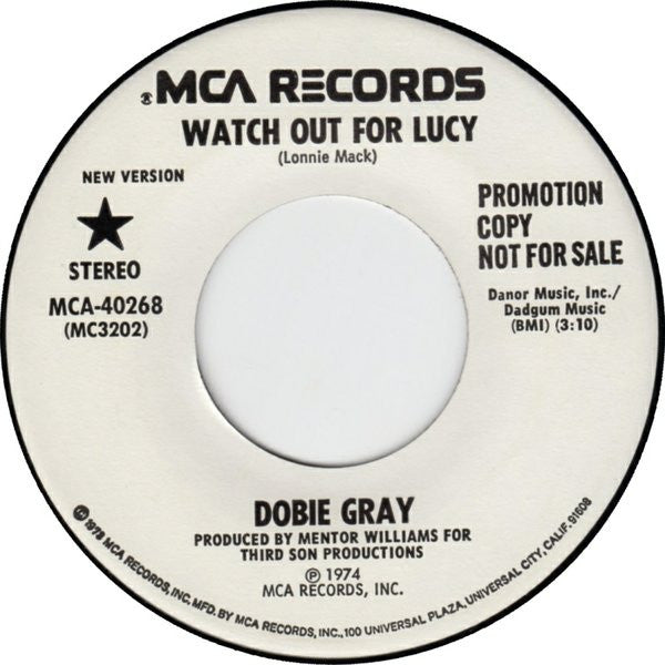 Dobie Gray - Watch Out For Lucy