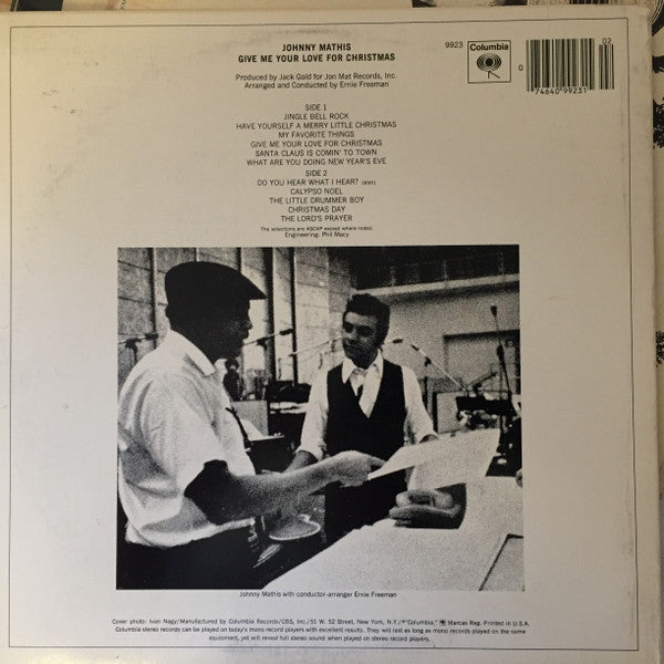 Johnny Mathis - Give Me Your Love For Christmas