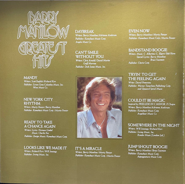 Barry Manilow - Greatest Hits