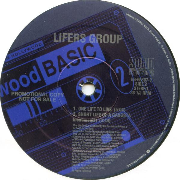 Lifers Group - Short Life Of A Gangsta