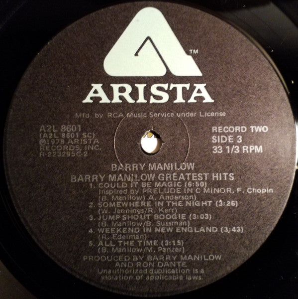 Barry Manilow - Greatest Hits