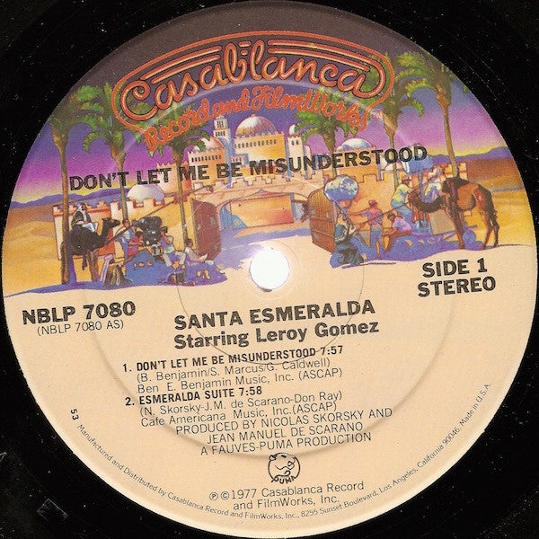 Santa Esmeralda - Don't Let Me Be Misunderstood
